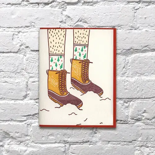 Bench Pressed - BP BPGCHO0002 - Boots Seasons Greetings Holiday Card