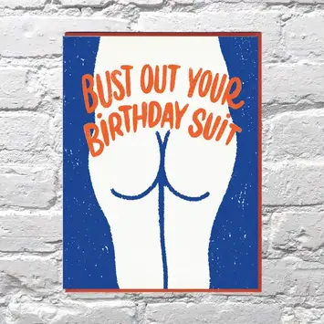 Bench Pressed - BP BPGCBI0025 - Birthday Suit Card