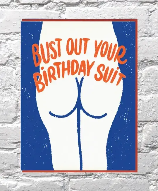 Bench Pressed - BP BPGCBI0025 - Birthday Suit Card