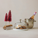 Creative Co-Op - CCO CCO HG - Cracker Dish Scalloped Pressed Glass