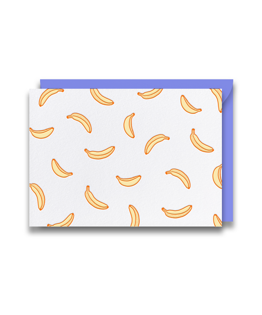 Gus and Ruby Letterpress - GR GR NSBL - Bananas 4Bar, Set of 8