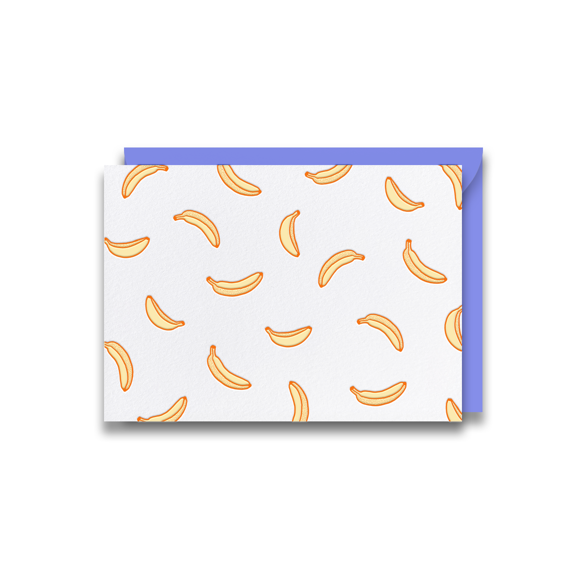 Gus and Ruby Letterpress - GR GR NSBL - Bananas 4Bar, Set of 8