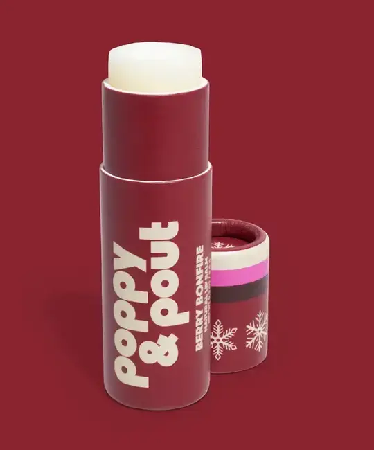 Poppy & Pout - PAP PAP APPR - Berry Bonfire Lip Balm, Retro Ski Collection