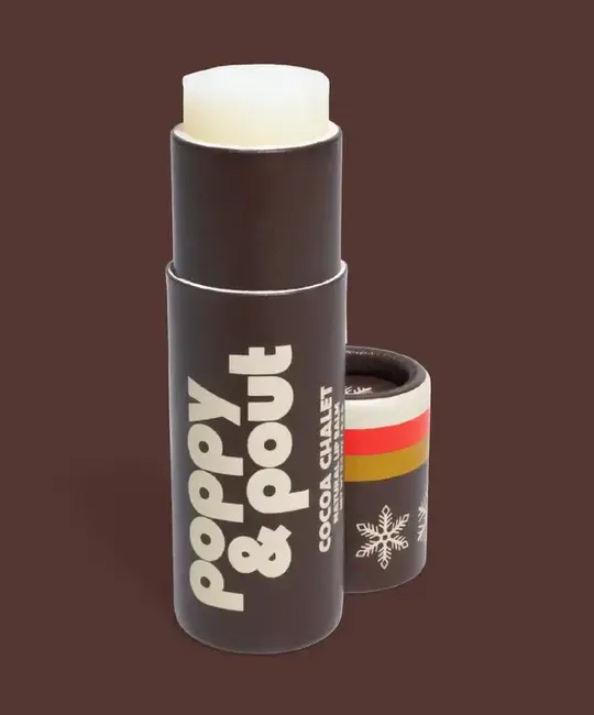 Poppy & Pout - PAP PAP APPR - Cocoa Chalet Lip Balm, Retro Ski Collection