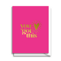 Gus and Ruby Letterpress - GR Gus & Ruby - You Got This, Gold Foil