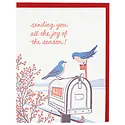 Smudge Ink - SI SI NSHO - Bluebirds Joy of the Season Holiday Boxed Note Set