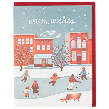 Smudge Ink - SI SI NSHO - City Ice Skating Holiday Boxed Note Set