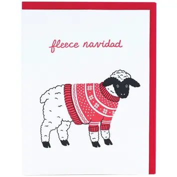 Smudge Ink - SI SI NSHO - Wooly Sheep in Sweater Holiday Boxed Note Set