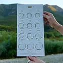 Margins Imprint - MAR 2027 Gold on White Moon Phase Calendar by MARGINS imprint