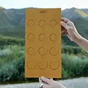Margins Imprint - MAR MAR CAWA - 2027 Turmeric Moon Phase Calendar (Small, Unframed)