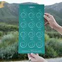 Margins Imprint - MAR 2027 Emerald Moon Phase Calendar by MARGINS imprint