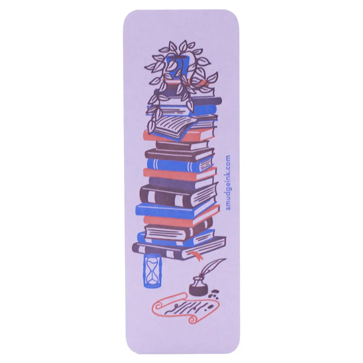 Smudge Ink - SI SI OS - Book Lover Letterpress Bookmark