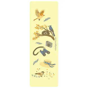 Smudge Ink - SI SI OS - Birder Letterpress Bookmark