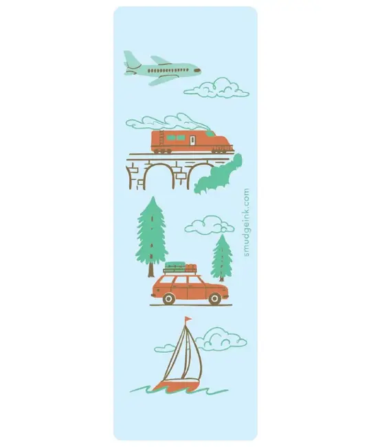 Smudge Ink - SI SI OS - Adventurer Letterpress Bookmark
