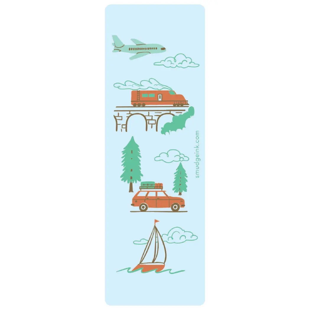 Smudge Ink - SI SI OS - Adventurer Letterpress Bookmark