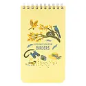 Smudge Ink - SI SI NB - A Pocket Log for Birders Guided Reporter Notebook