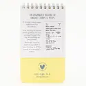 Smudge Ink - SI SI NB - A Pocket Log for Birders Guided Reporter Notebook