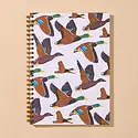 and Here We Are - AHW AHW NBLI - Mallard Ducks Lined Spiral Notebook