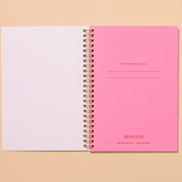 and Here We Are - AHW AHW NBLI - Loons Lined Spiral Notebook