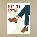 Near Modern Disaster - NMD NMDGCHO0019 - Get Festive Socks HolidayCard