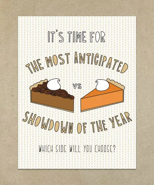 Near Modern Disaster - NMD NMDGCTH0002 - Holiday Pie Showdown Card
