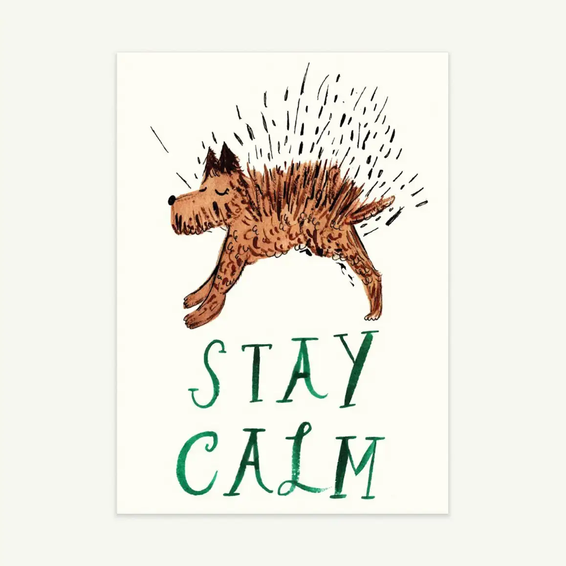 Mr. Boddington's Studio - MB MBGCHU0002 - Puppy, Nooo! Stay Calm Card