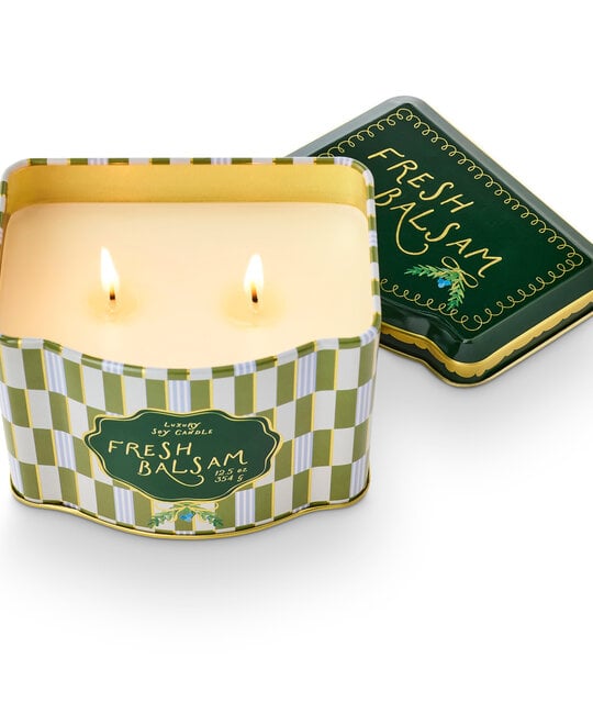 illume - ILL ILL CALA - Fresh Balsam Printed Tin Candle