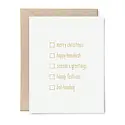 Tiny Hooray - TIH (formerly Little Goat, LG) TIHGCHO - All Purpose Holiday Card