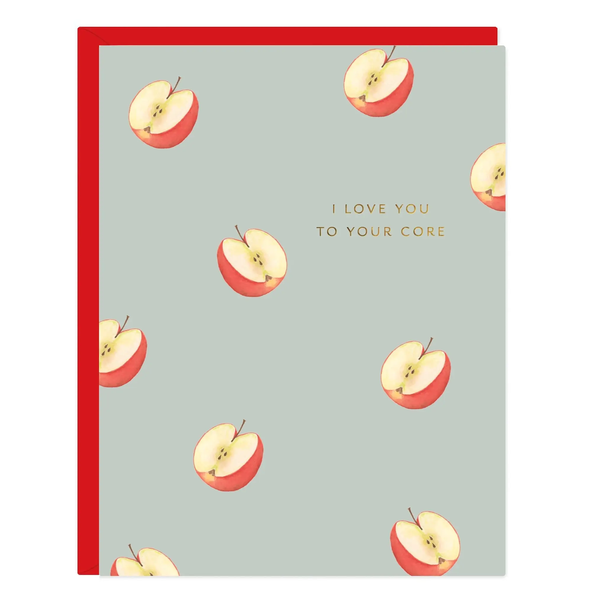 Ramona and Ruth - RR RRGCLO0031 - To the Core Apple Love Card
