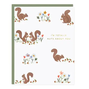 Ramona and Ruth - RR RRGCLO0032 - Nuts For You Squirrel Love Card