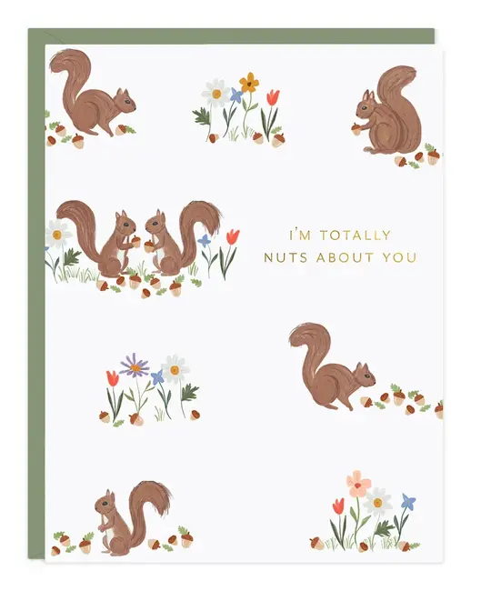 Ramona and Ruth - RR RRGCLO0032 - Nuts For You Squirrel Love Card