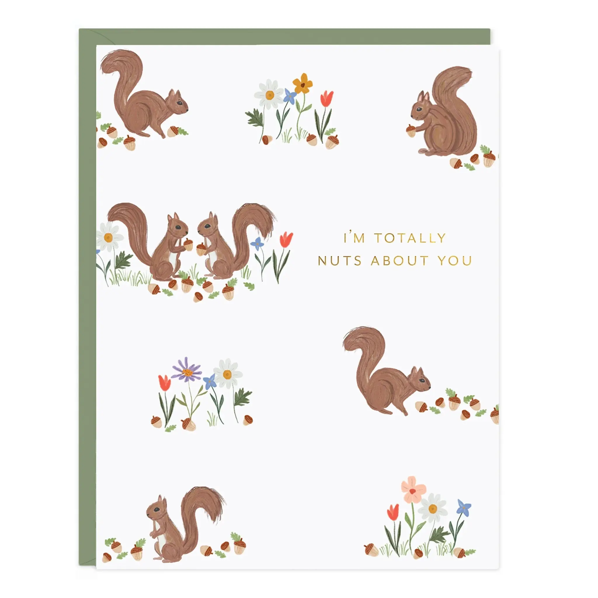 Ramona and Ruth - RR RRGCLO0032 - Nuts For You Squirrel Love Card