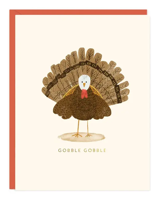 Ramona and Ruth - RR RRGCTH0005 - Gobble Gobble Turkey Thanksgiving Card