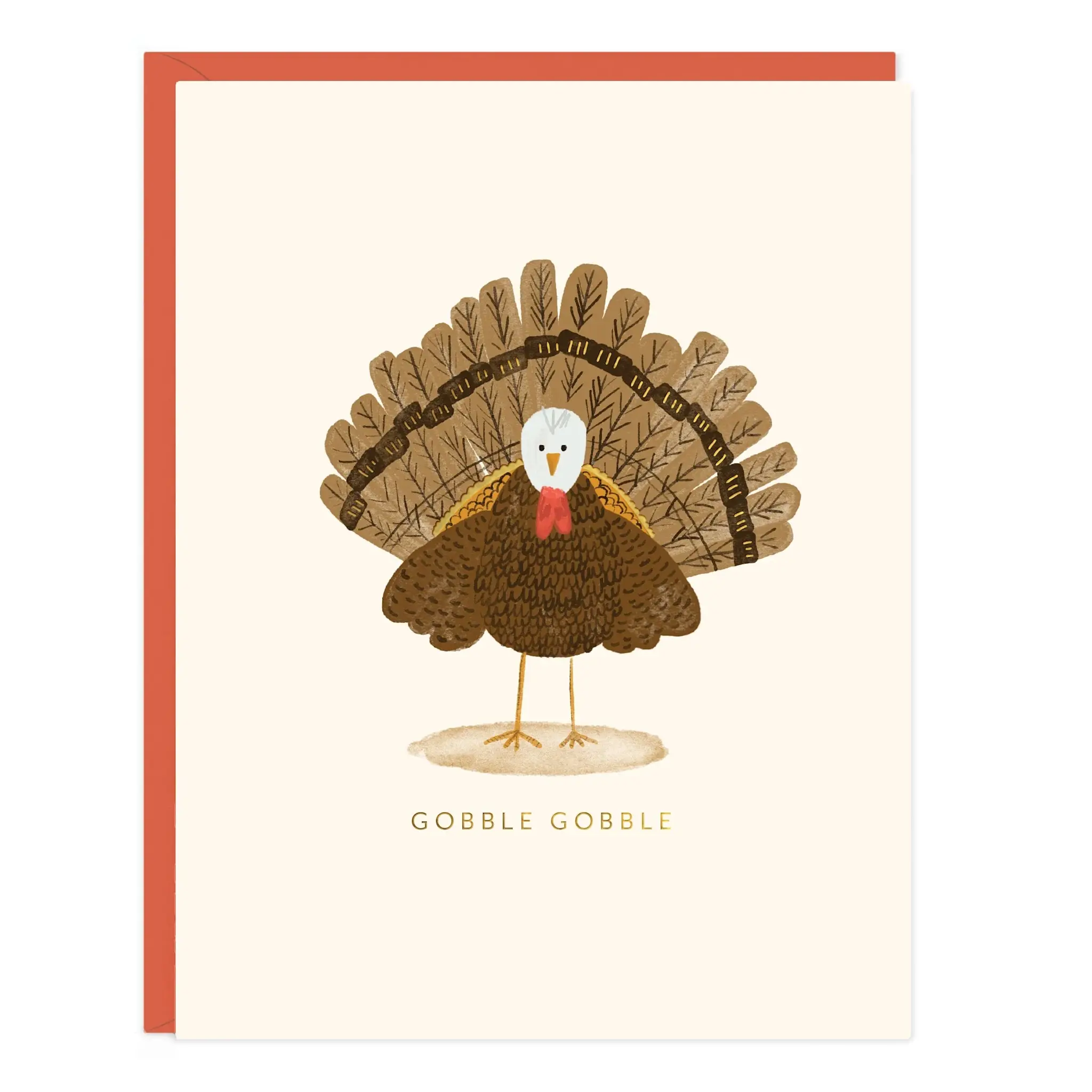 Ramona and Ruth - RR RRGCTH0005 - Gobble Gobble Turkey Thanksgiving Card