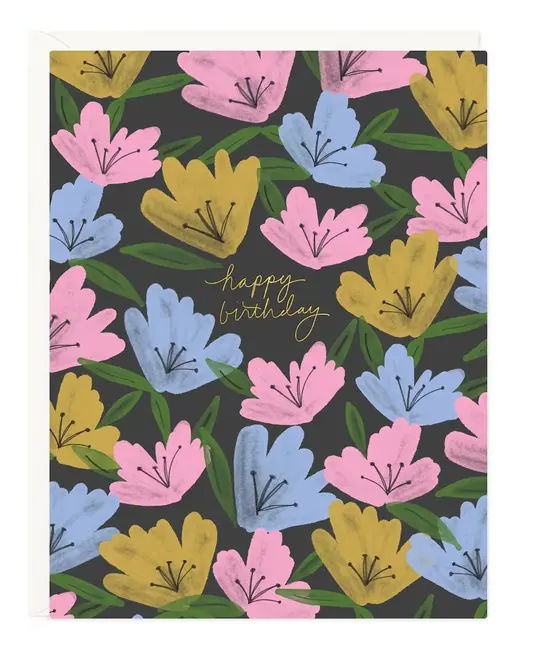 Ramona and Ruth - RR RRGCBI0028 - Moody Floral Birthday Card
