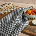 Our Heiday - OH OH HGKL - Navy Gingham Linen Tea Towel