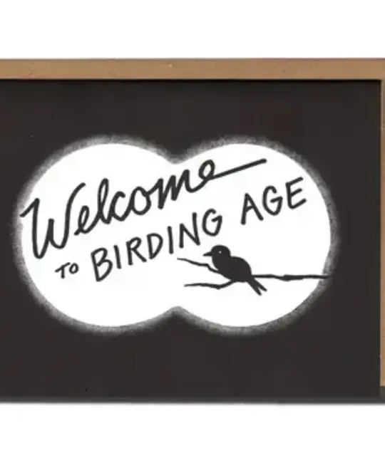 Power and Light Letterpress - PLL PLLGCBI0014 - Birding Age Birthday Card