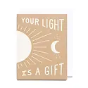 Worthwhile Paper - WOP WOPGCFR0006 - Your Light Sun and Moon Friendship Card