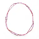 Bluma Project - BLP BLP JENE - Shimmer Single Beaded Choker Necklace, Pink