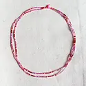 Bluma Project - BLP BLP JENE - Shimmer Single Beaded Choker Necklace, Pink