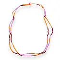Bluma Project - BLP BLP JENE - Rumi Single Beaded Choker Necklace, Violet