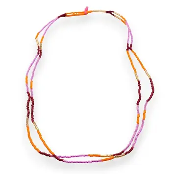 Bluma Project - BLP BLP JENE - Rumi Single Beaded Choker Necklace, Violet