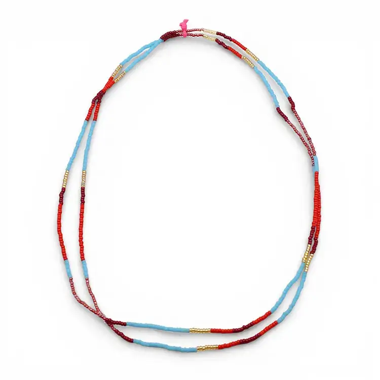 Bluma Project - BLP BLP JENE - Rumi Single Beaded Choker Necklace, Red