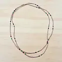 Bluma Project - BLP BLP JENE - Naomi Single Beaded Choker Necklace, Smoky Amethyst