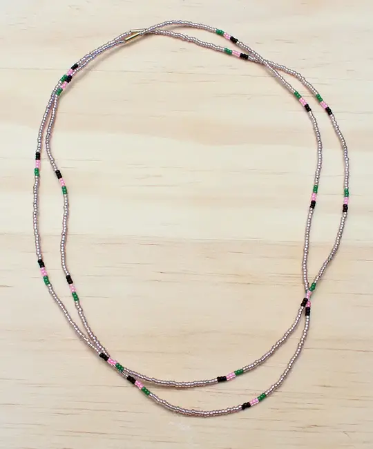 Bluma Project - BLP BLP JENE - Naomi Single Beaded Choker Necklace, Smoky Amethyst