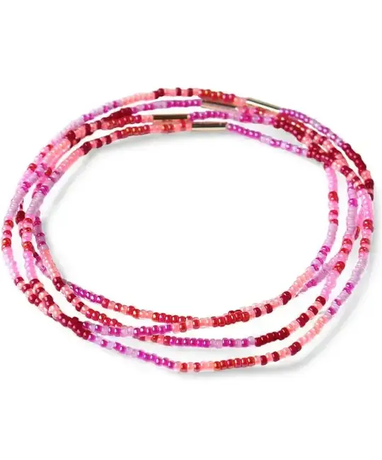 Bluma Project - BLP BLP JEBR - Shimmer Single Beaded Bracelet, Pink