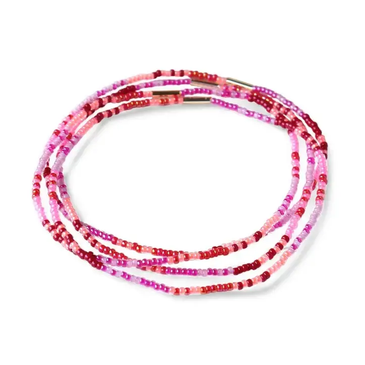 Bluma Project - BLP BLP JEBR - Shimmer Single Beaded Bracelet, Pink