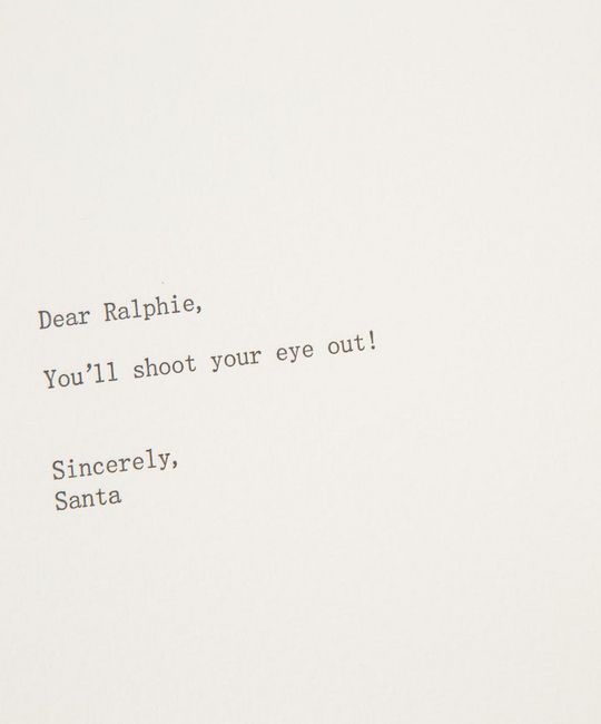 Sapling Press - SAP SAPGCHO0005 - Ralphie/Santa Card