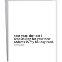 Sapling Press - SAP SAPGCHO0028 - New Address Holiday Card