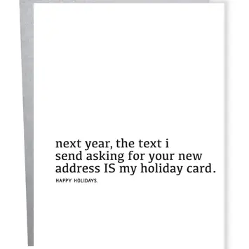 Sapling Press - SAP SAPGCHO0028 - New Address Holiday Card